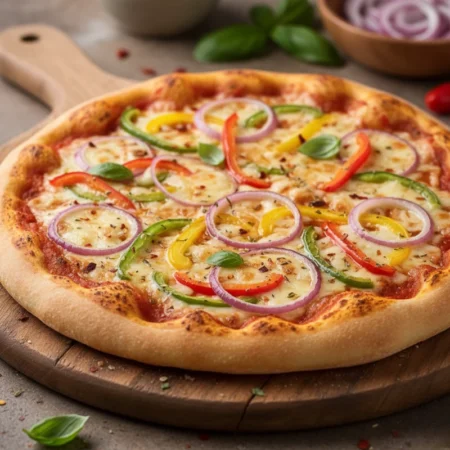Onion Capsicum Pizza