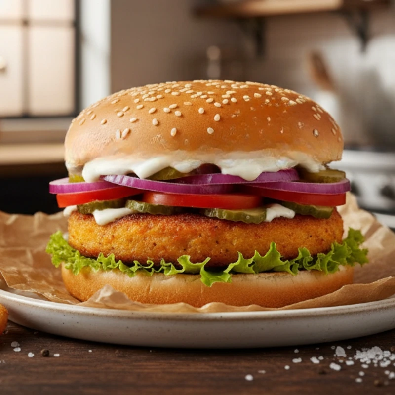 Veg. Aloo Tikki Burger