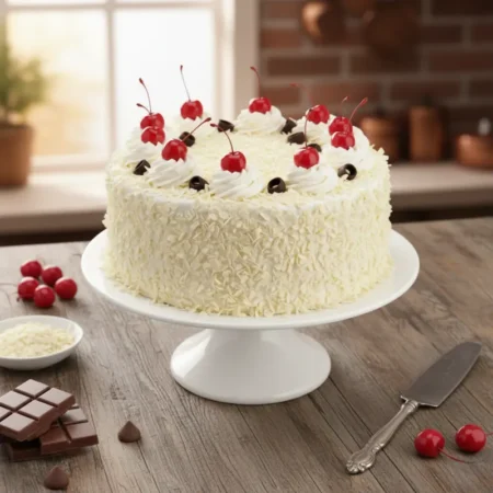 White Forest Cake